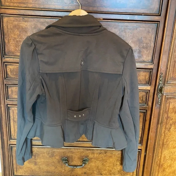 Filtine by Anthropologie dark gray woman’s jacket - Picture 9 of 12